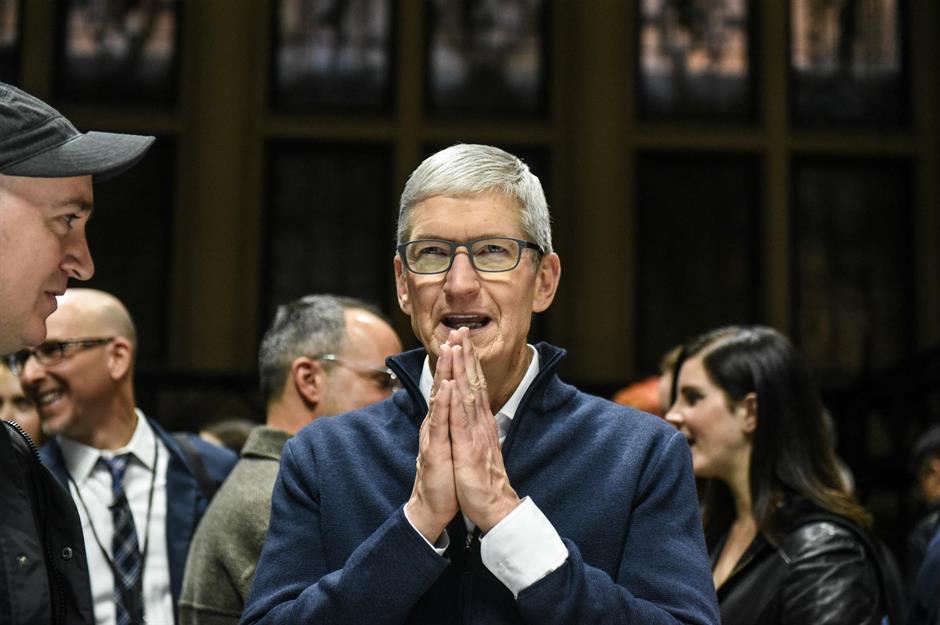 Tim Cook, Apple: $136.3 million (£105.9m)